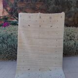 Tapis vintage marocain berbère artisanal beni ouarain