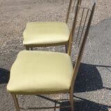 Pair of vintage metal chairs