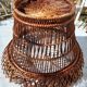 Corbeille vintage osier 23 cm