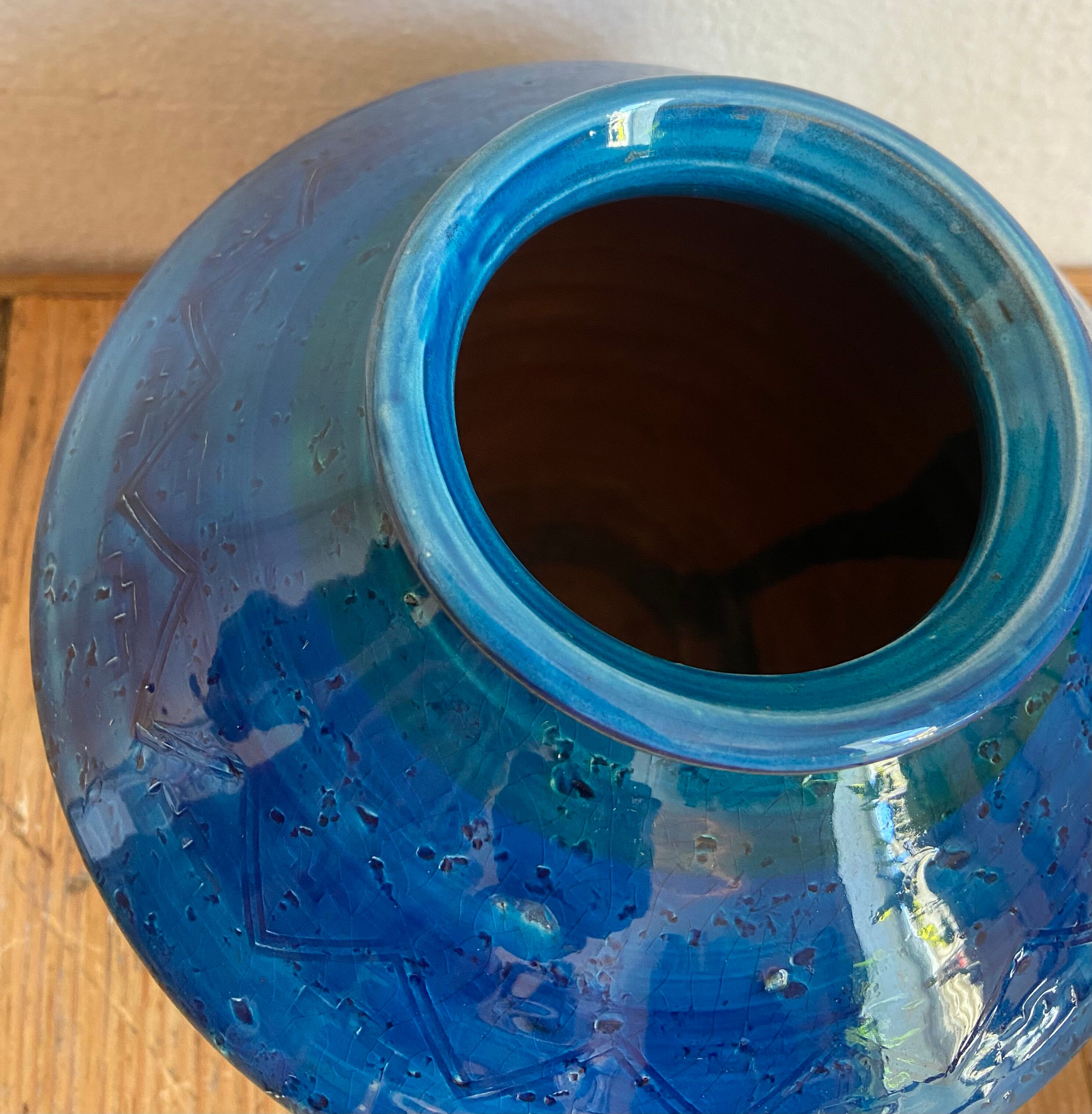 Ceramic vase by Bitossi, Italy 1970s