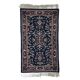 Beautifully Colored Blue Oriental Rug with Floral Pattern, 150 x 90 cm