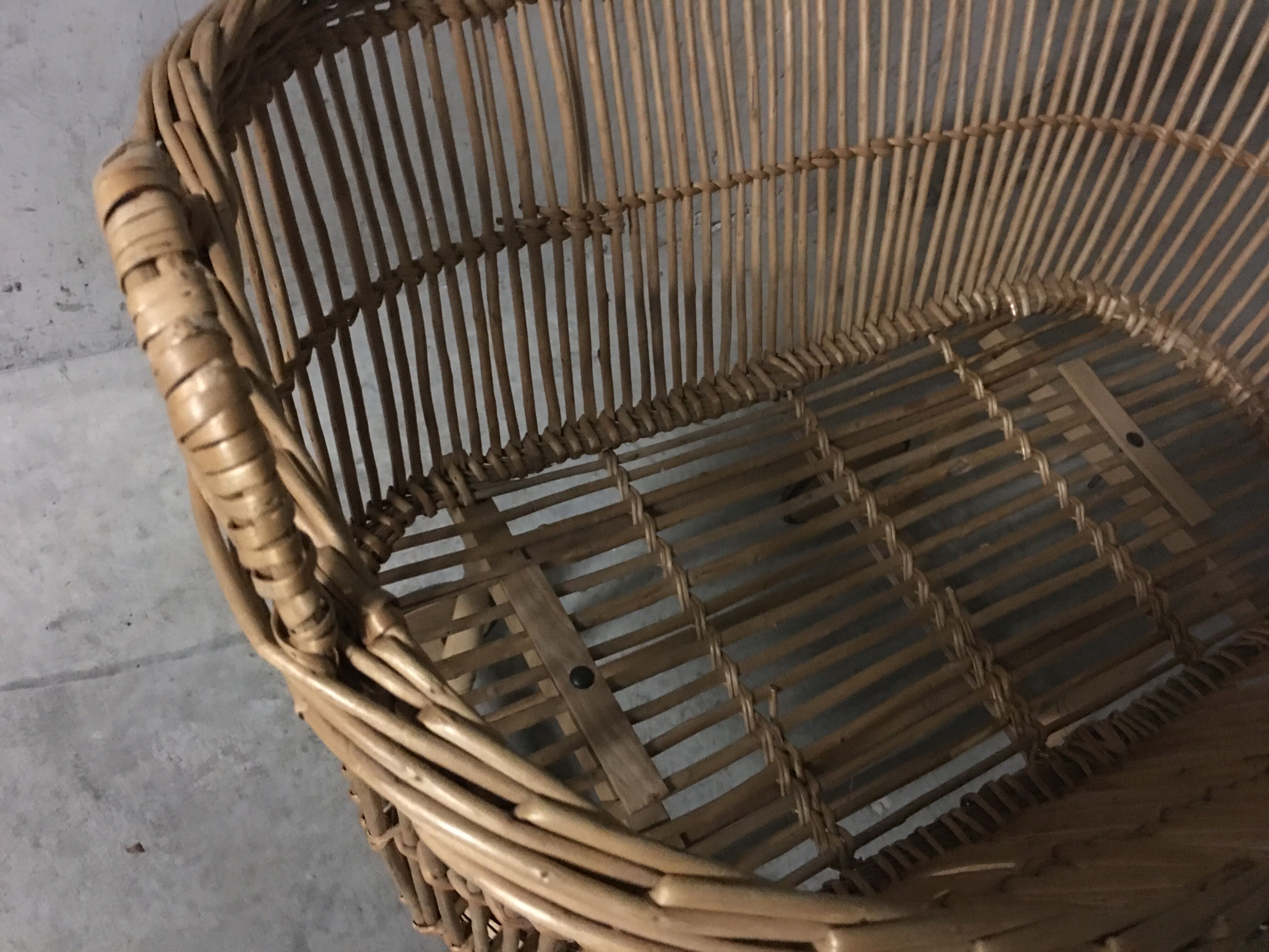 Cradle 60s rattan