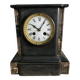 Antique black marble clock from the Napoleon III period