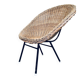 Wicker Lounge Chair in the style of Dirk Van Sliedregt for Rohé Noordwolde, Netherlands, 1960s