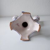 Ceramic chandelier hand-painted with signature