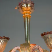 Small Venetian chandelier made of Murano glass circa 1940.