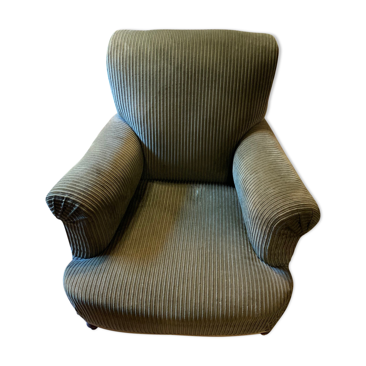 Antique toad armchair