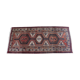 Tapis vintage à franges afshar 106x231cm