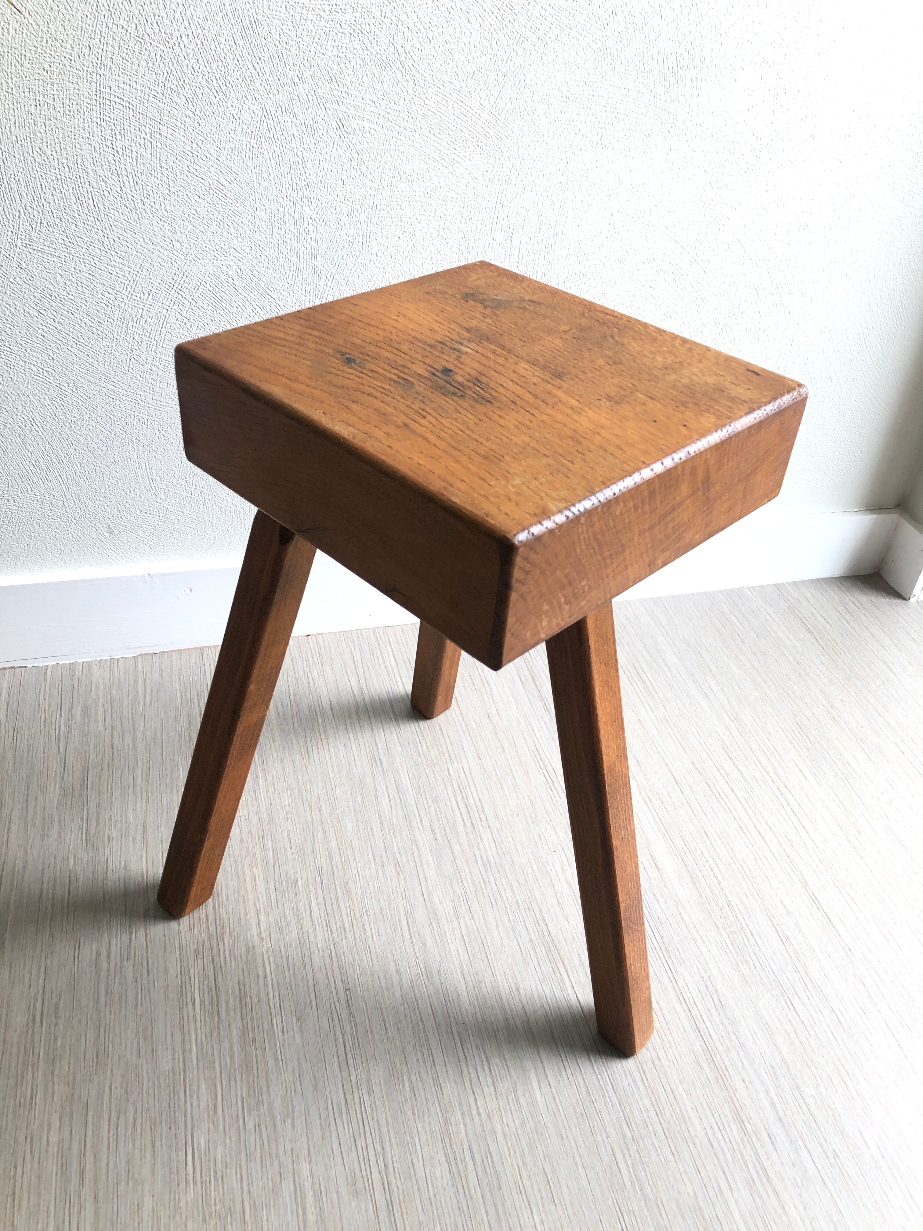 Tripod wooden stool