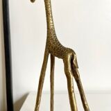 Golden brass giraffe