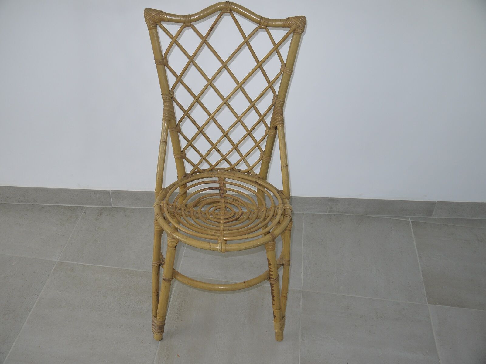Vintage bamboo chairs