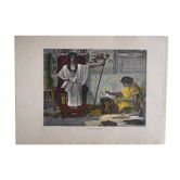Old engraving scene of pharaohs - Late 19th century