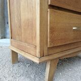Meuble chiffonnier pied compas