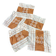 Set of retro napkins