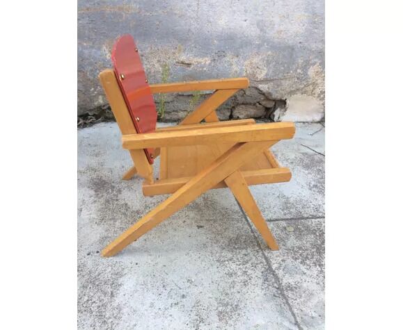 Children's desk Baumann foot compass and chair