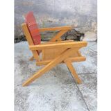 Children's desk Baumann foot compass and chair