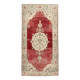 Red & Beige Oriental Vintage Rug 130x257Cm SK 22857