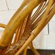Vintage 1960s rattan rocking chair