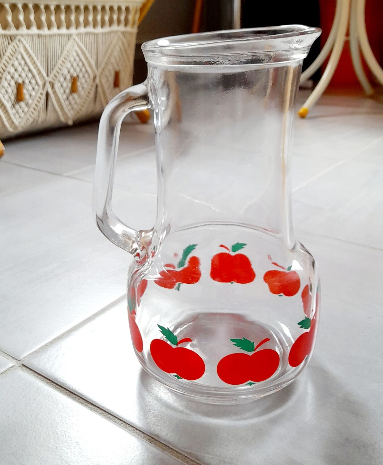 Carafe pommes 60s