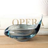 Vide poche en verra AKVA Per Lütken pour Holmegaard Danemark, années 60