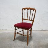 Old Napoleon III wooden chair