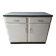 Small Vintage Kitchen Buffet 50s/60s - Retro White and Black