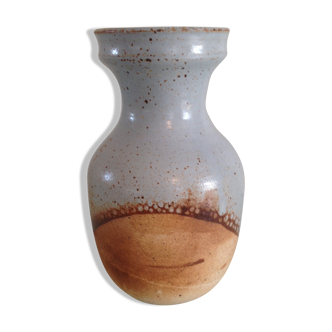 Ball vase grey vintage ceramic