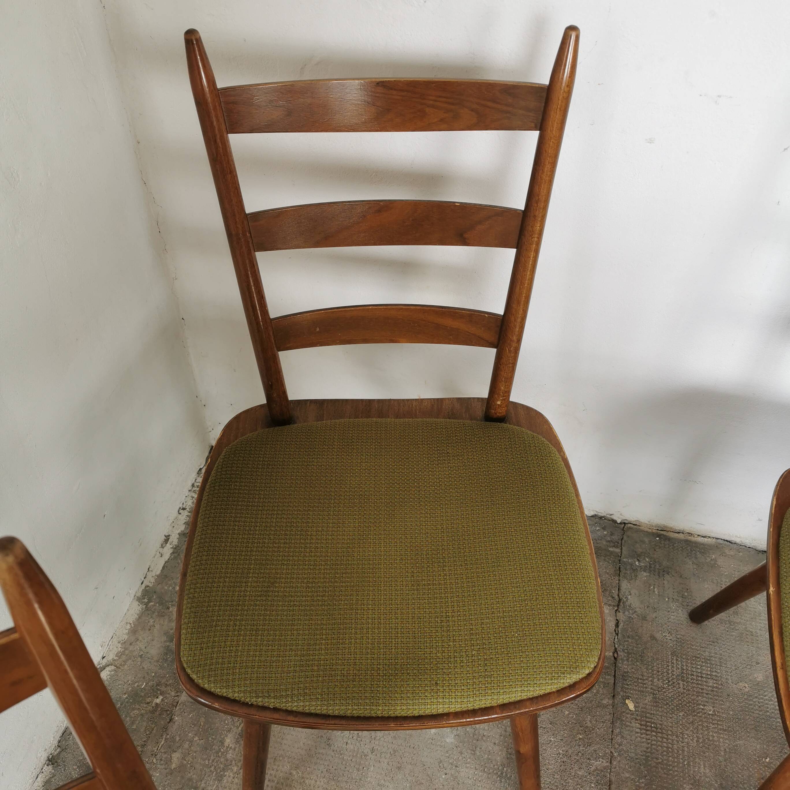 Set of 6 vintage Hiller bar chairs from the 60s