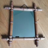 Bamboo mirror 47x41 cm