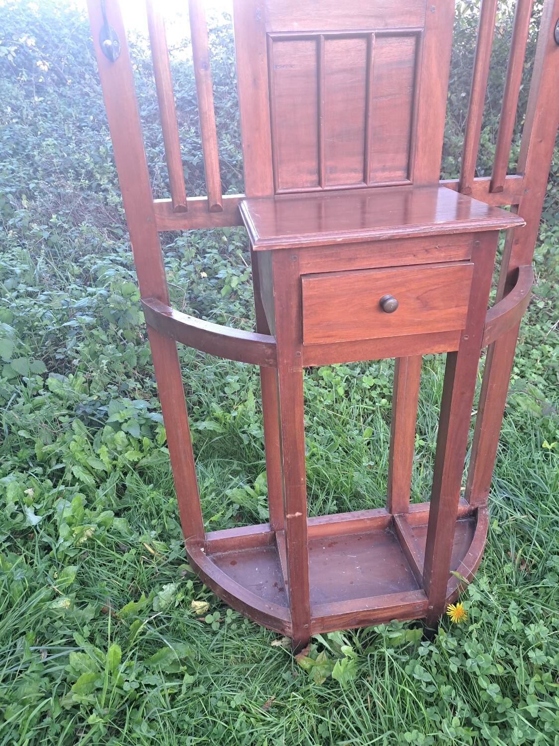 Art Deco mahogany cloakroom