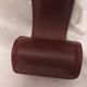 Leather wall coat rack