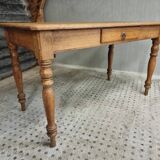 Antique oak table dining table kitchen table 69 x 130 cm