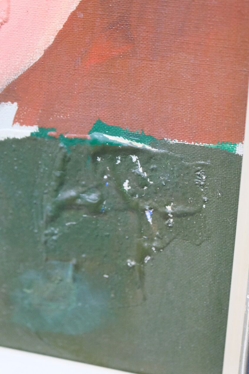 Hans Osswald (1919-1983), Swedish Figurative Abstract Painting, 1960s, Oil on Canvas