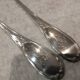 2-piece silver-plated salad serving set, Ercuis Lauriers goldsmith