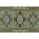 1970s vintage Turkish Oushak handmade wool cotton green area rug 115x205