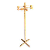 1960 modernist vintage coat rack in fir 7 b