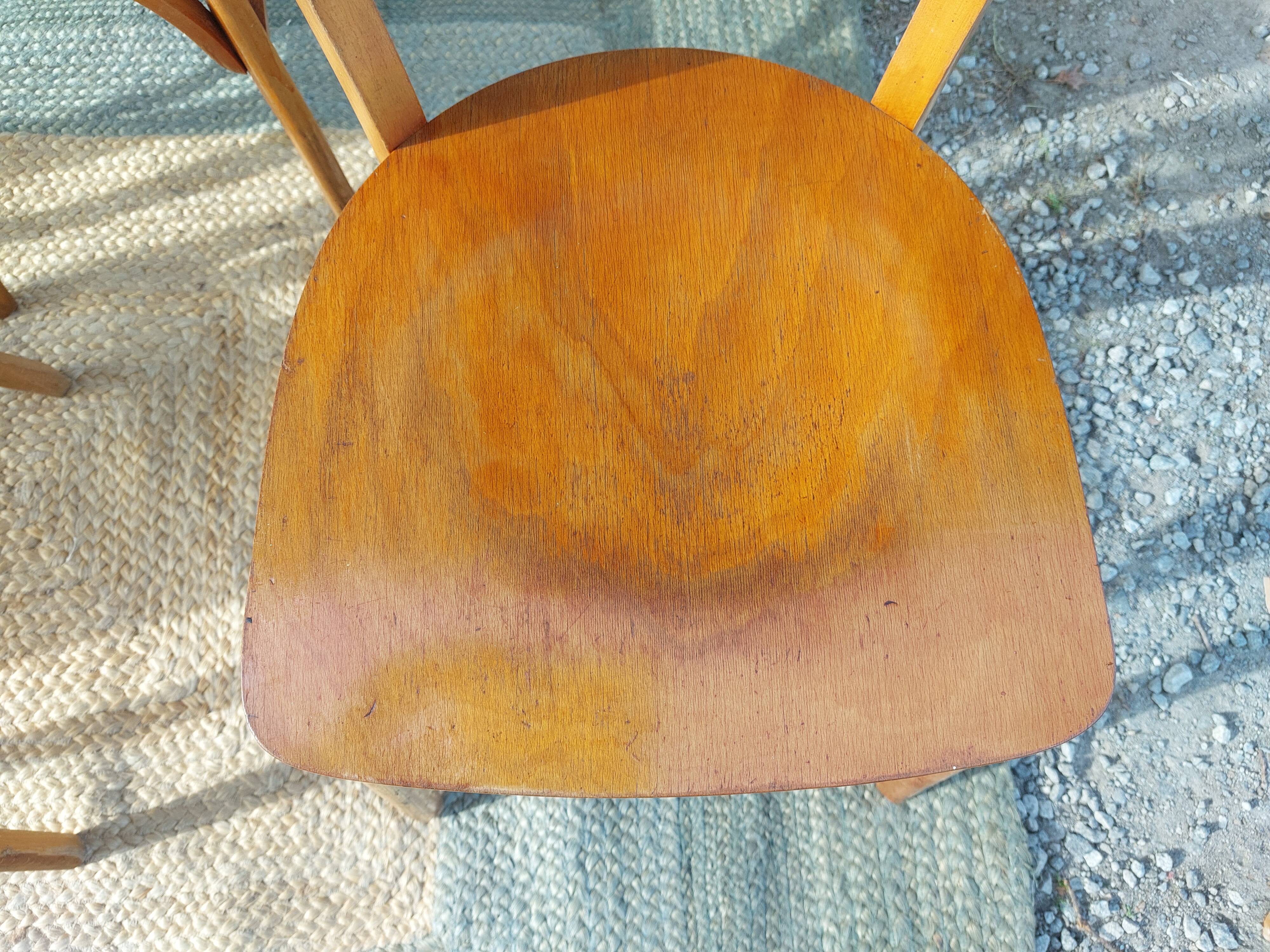 6 chaises bistrot Luterma, vintage