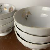 Set of 6 Limoges porcelain bowls