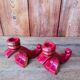 Art Deco ceramic candlestick pair