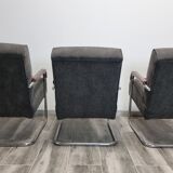 Tubular Armchairs by Anton Lorenz for Ton