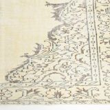 Light Yellow & Brown Vintage Rug, 164x266Cm