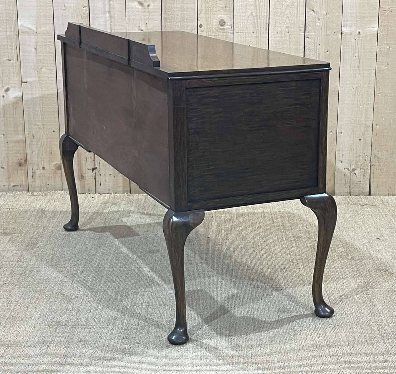 English Chippendale oak desk from the 1930s