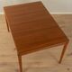 Rare extendable teak dining table by H.W. Klein for Bramin (1960s)