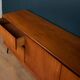Retro Teak 1960s White & Newton Style S Form Sideboard Cabinet On Hairpin Legs
