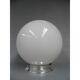 Art deco ceiling light white glass ball