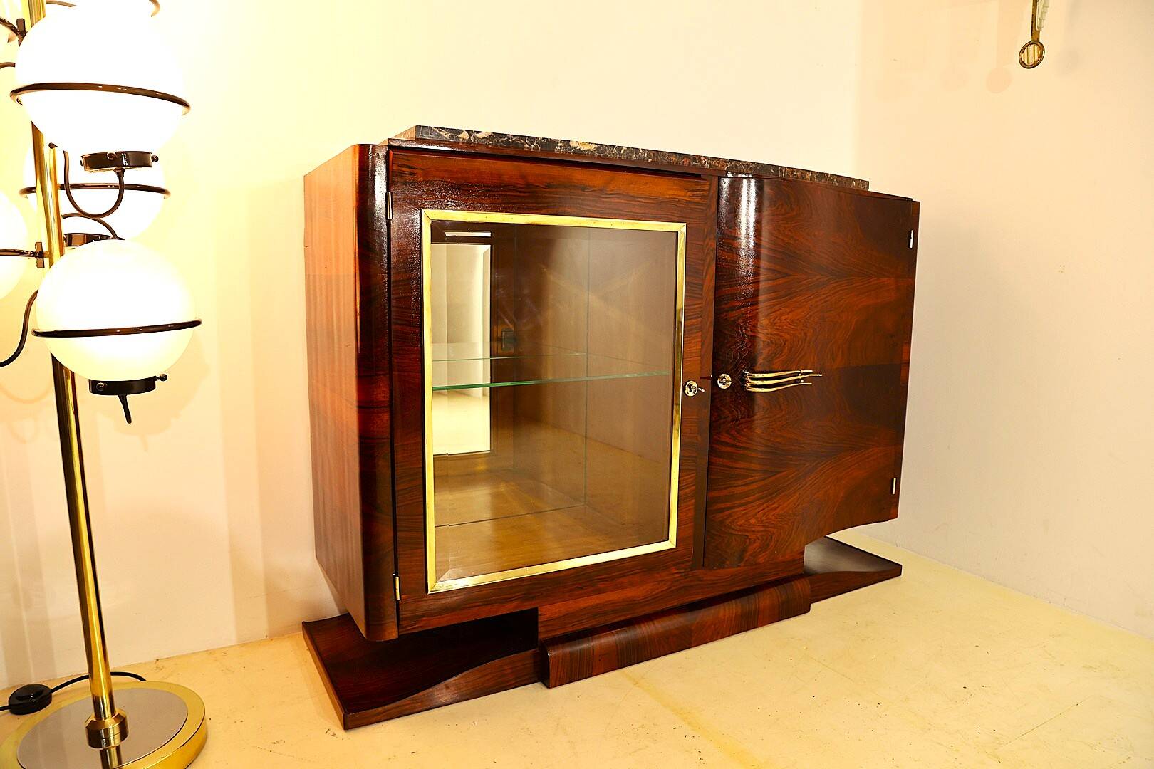Original Art Deco sideboard, bar, display cabinet, France.