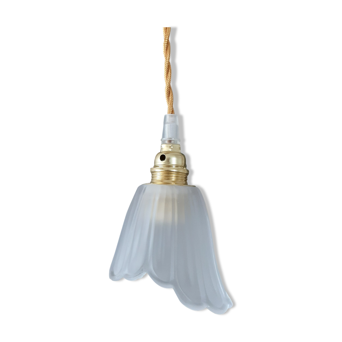 Hand lamp glass skirt