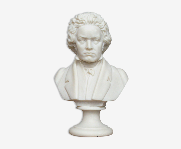Buste en albâtre beethoven