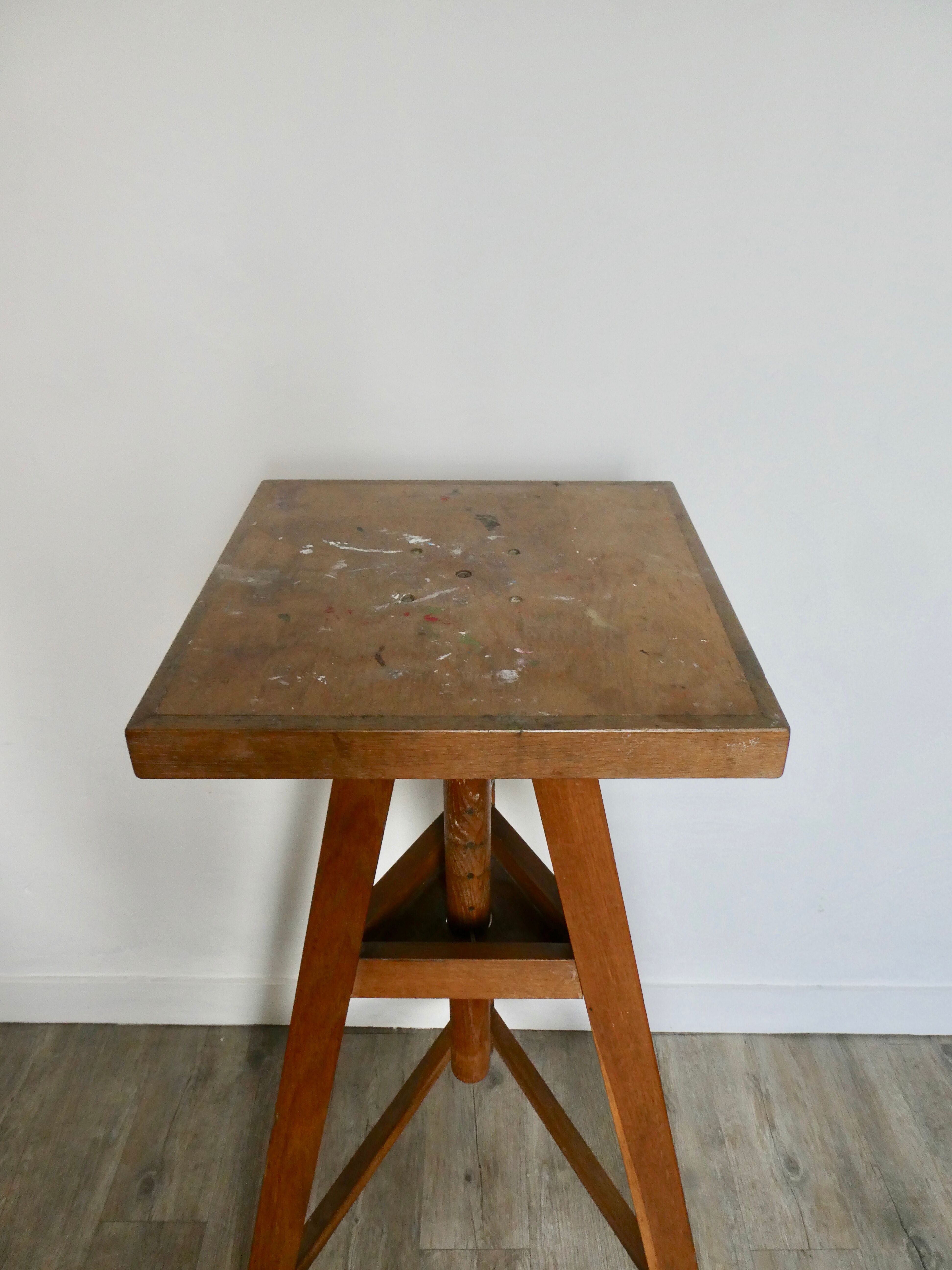 Oak sculptor's saddle, 1950s