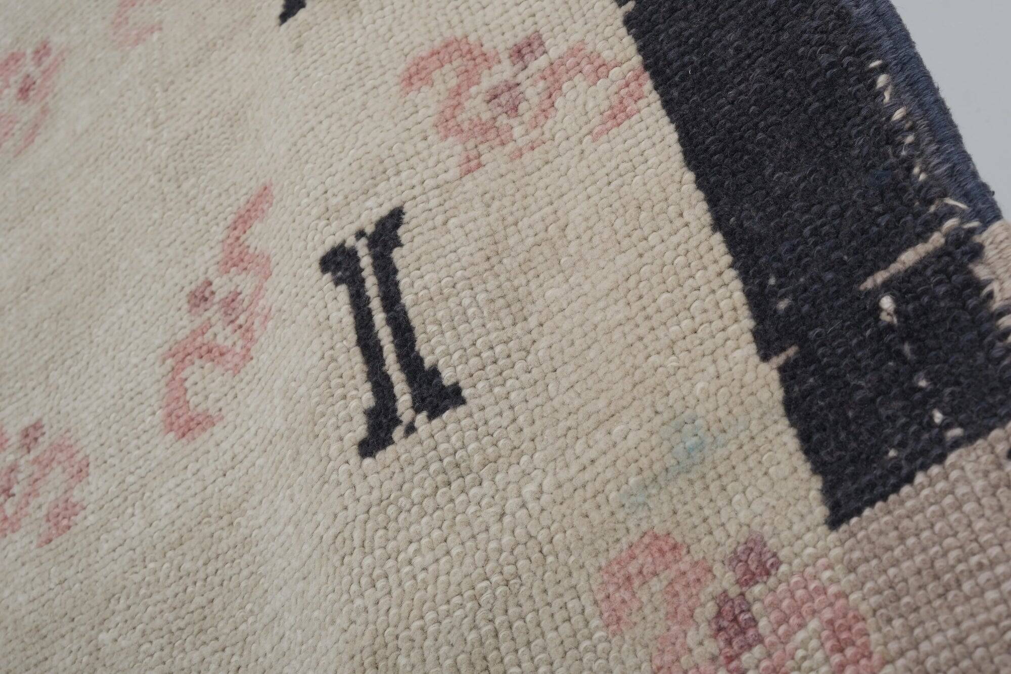 Vintage Turkish Oushak rug 93x184 cm